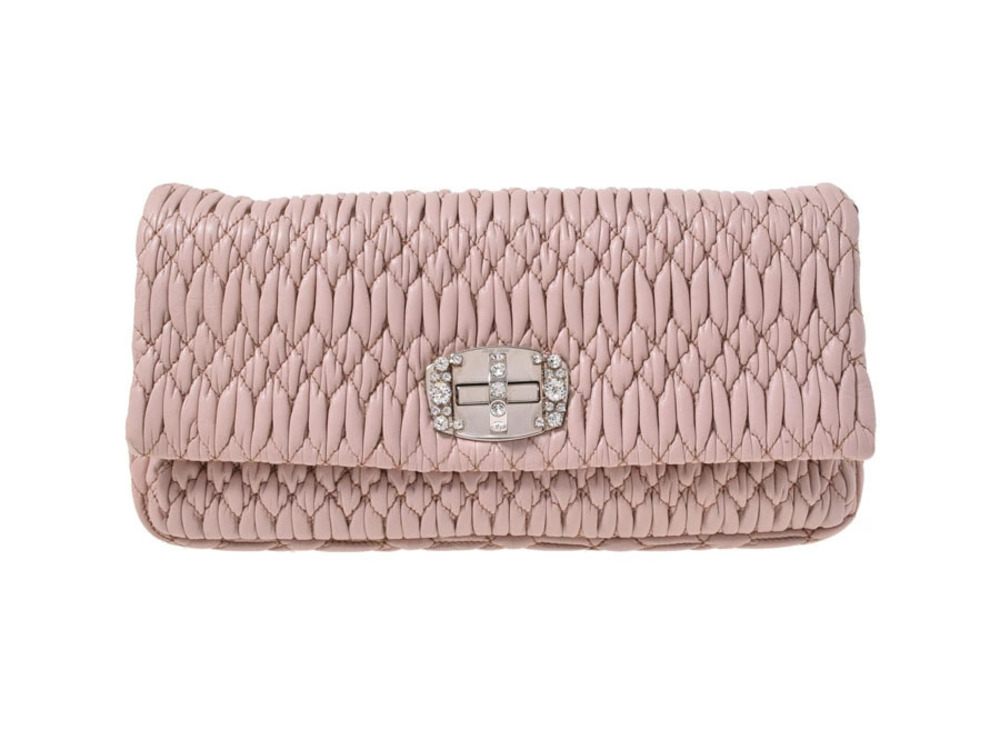 Miu Miu Nappa bag pink shoulder leather Pink